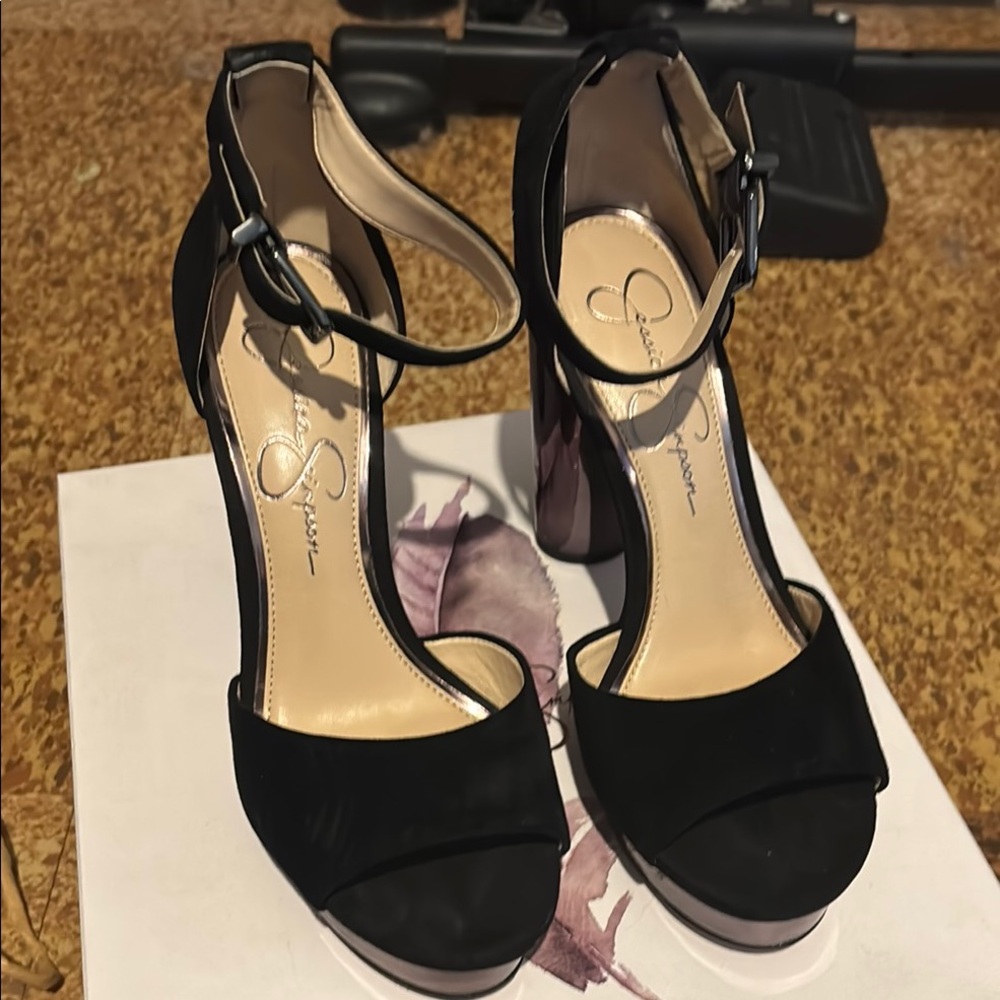 Jessica Simpson Black Women's Heels